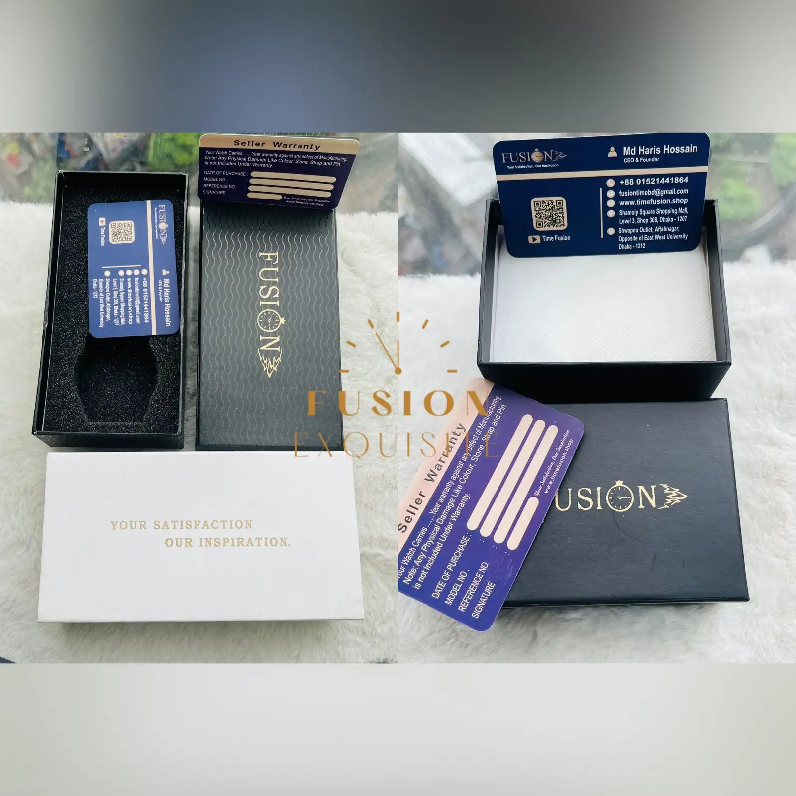 Time Fusion CardBoard Box with Bag